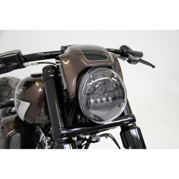 Cult-Werk LED headlamp Set. Night Rod style. glänzend schwarz – 13-17 Softail FXSB Breakout (NU)