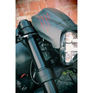 Cult-Werk vorne Blinker brackets. schwarz – 19-20 Softail FXDRS 114 (NU)