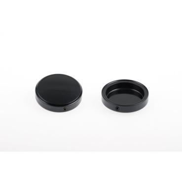 Cult-Werk 2-teilig fork tube cap bolt Abdeckungsset – Softail: 20-24 (NU) FXST Softail Standard 107; 18-20 (NU) FLFB Fat Boy 107; 18-24 (NU) FLFBS Fat Boy 114; 18-20 (NU) FXBB Street Bob 107; 2025 FXBB Street Bob 117; 18-24 (NU) FXBBS Street Bob 114