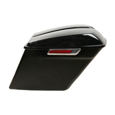 5" verlängertes Satteltaschenset. Bagger Koffer Schwarz für Harley Davidson 14-23 FLT/Touring Street Glide, Road Glide, Road King