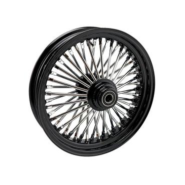MCS radial 48 fat spoke front wheel 3.50 x 16 SF black – 04-05 FXDWG