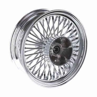 MCS-Radialspeichen-Hinterrad mit 48 Fat Spoke, 5.50 x 16, verchromt – 08-26 FLT/Touring nur für Custom-Anwendungen (siehe Hinweis)