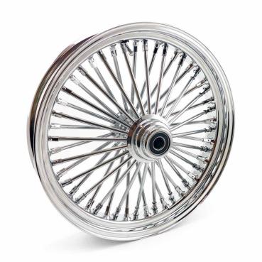 MCS-Radialspeichen-Vorderrad mit 48 Fat Spoke, 3.50 x 18, SF, verchromt – 04-05 FXDWG