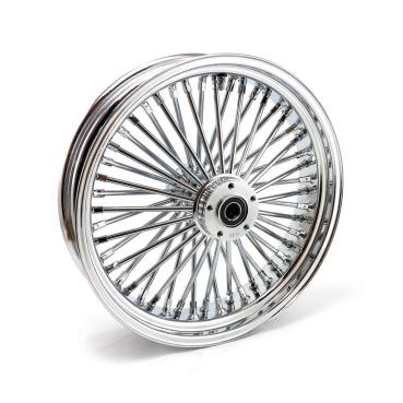MCS-Radialspeichen-Hinterrad mit 48 Fat Spoke, 4.25 x 18, verchromt – 06-07 Dyna (NU)
