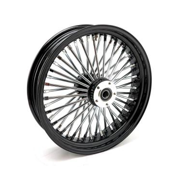 MCS-Radialspeichen-Hinterrad mit 48 Fat Spoke, 4.25 x 18, schwarz – 06-07 Dyna (NU)