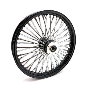 MCS-Radialspeichen-Vorderrad mit 48 Fat Spoke, 2.15 x 19, DF, schwarz – Custom-Anwendungen