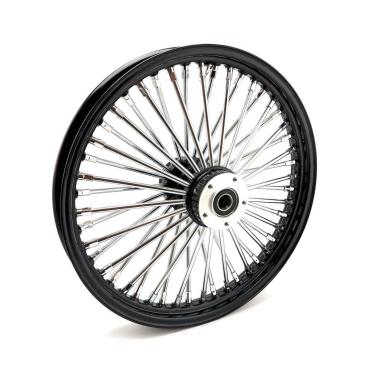MCS-Radialspeichen-Vorderrad mit 48 Fat Spoke, 2.15 x 19, DF, schwarz – Custom-Anwendungen