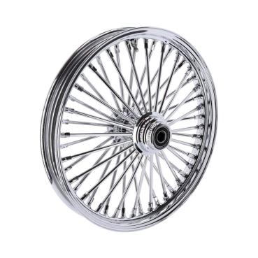 MCS radial 48 fat spoke front wheel 2.15 x 19 SF chrome – 04-05 FXDWG