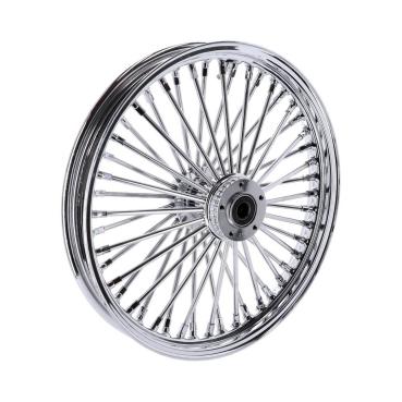 MCS radial 48 fat spoke front wheel 2.15 x 19 SF chrome – 04-05 FXDWG