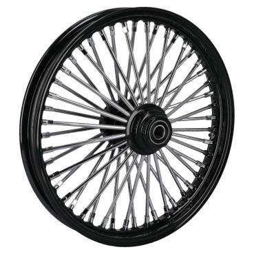 MCS radial 48 fat spoke front wheel 2.15 x 19 SF black – 04-05 FXDWG