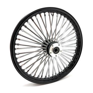 MCS-Radialspeichen-Vorderrad mit 48 Fat Spoke, 2.15 x 21, DF, schwarz – Custom-Anwendungen