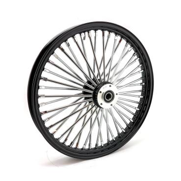 MCS radial 48 fat spoke front wheel 2.15 x 21 SF black – 04-05 FXDWG