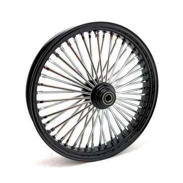 MCS radial 48 fat spoke front wheel 3.50 x 21 SF black – 04-05 FXDWG