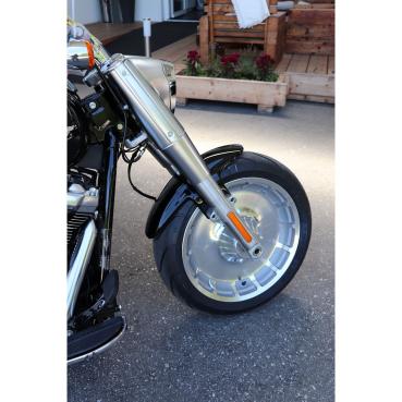 Cult-Werk Frontfender ''Custom V1''. mattschwarz – 18-26 Softail Fat Boy: 18-26 FLFB 107; 18-24 FLFBS 114 (NU)