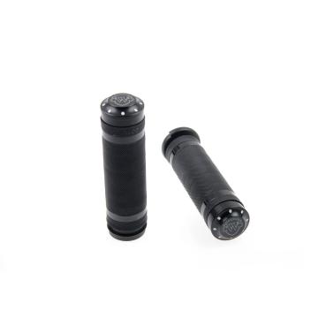 Cult-Werk 1" / 25.4mm Grooved Lenker grips. schwarz – 08-25 H-D with e-throttle (excl