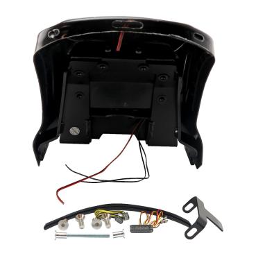 Cult-Werk Softail wide fender Set ''Racing''. 2-up Sitzbank – 18-26 Softail Fat Boy: 18-20 (NU) FLFB Fat Boy 107; 20-24 (NU) FLFBS Fat Boy 114; 25-26 FLFB Fat Boy 117