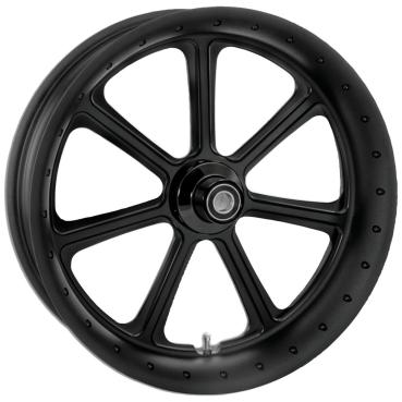 RSD Breitreifen-Vorderrad Diesel, 5.5x18 Zoll. Black Ops – 08-25 FLT/Touring (ausgenommen. CVO; 24-25 FLHX, FLTRX; 2025 FLHXU), Tri Glide Ultra Classic, FLRT Freewheeler Trikes. vorne mit ohne ABS und zwei Bremsscheiben (NU)