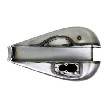 Kodlin, Stretched 'Breakout' Softail Gas Tank - Tank für Harley-Davidson® 18–24 Softail mit kundenspezifischem kürzerem Sitz (bei einigen Modellen ist eine Neuverlegung des Armaturenbretts/der Instrumente erforderlich)