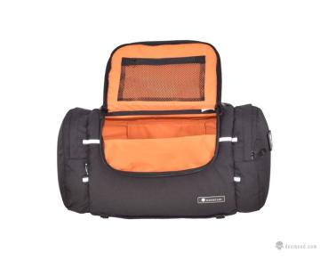 Rollbag Lenkrad oder Sitz Reisetasche MEDIUM (35L) Motorrad in Cordura, Reflektive Skull oder Leder Motorradtasche