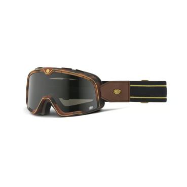 100% Barstow Motorradbrille Jane Motorcycles, verspiegelt, True-Gold-Glas