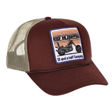 13 1/2 Keep On Chopping trucker cap brown/khaki