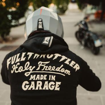Holy Freedom Japan Dream Zip Hoodie Jacket Black