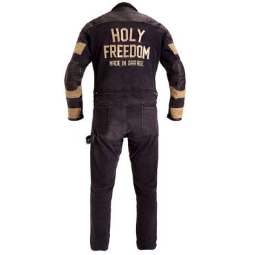 Holy Freedom Tutonero Overall Schwarz/Weiß - elastischer Baumwolltwill