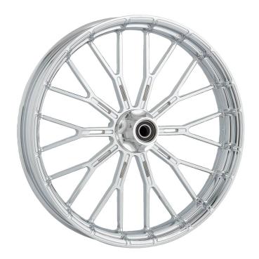 Arlen Ness, rim Y-Spoke 19 x 3.25". Front. Chrome – Universal. Order model-specific Arlen Ness Hub Kit separately to complete the wheel