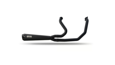 Malparidos  2-1 exhaust system in stainless steel with a matte black Cerakote - für Harley Davidson 86-99 Evo Softail; 88-94 FXR models (NU) Euro 0/1/2 Auspuffanlage ECE-Typgenehmigung