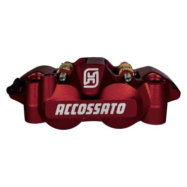 Accossato, 108mm Monoblock radial brake caliper left. rot