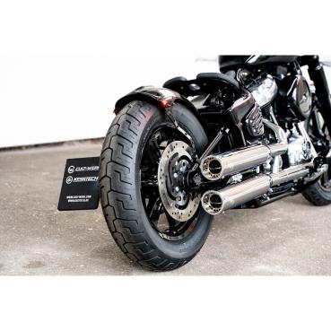 Cult-Werk Heckfender ''Old School''. G/schwarz – 18-26 Softail: 25-26 FXBB Street Bob 117; 21-24 (NU) FXBBS Street Bob 114; 18-20 (NU) FXBB Street Bob 107; 20-24 (NU) FXST (NU) Softail Standard 107