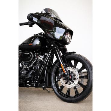 Cult-Werk vorne bug spoiler ''Custom''. glänzend schwarz – 21-23 Street Glide & Road Glide (NU)