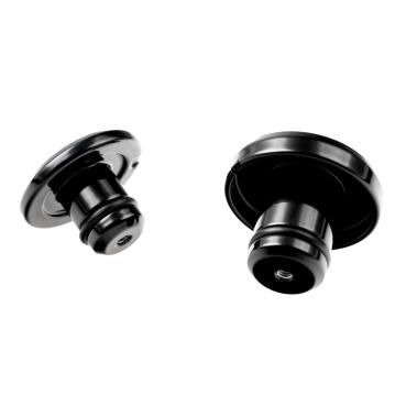 Cult-Werk vorne axle Abdeckung set. glänzend schwarz. Logo – 23-25 FLTRXSE; 24-26 FLTRXSTSE; 24-26 FLTRX; 2026 FLTRXL; 23-26 FLHXSE; 2026 FLXSTSE; 2026 FLHXLSE; 2026 FLHXL; 24-26 FLHX; 2025 FLHXU