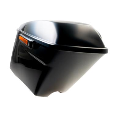 Cult-Werk extended saddlebag set. glänzend schwarz – 24-26 FLHX Street Glide; 23-26 FLHXSE CVO Road Glide; 2026 FLHXSTSE; 24-26 FLTRX Road Glide; 23-25 FLTRXSE CVO Road Glide; 24-26 FLTRXSTSE CVO Road Glide ST