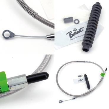 C03 - KUPPLUNGSZÜGE 1987-2006 SOFTAIL, 1987-2006 TOURING & 1991-2005 DYNA - BARNETT CLUTCHES & CABLES