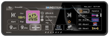 Soundstream WHD.9813 Head Unit Passend für Touring-Modelle (1998–2013) und Trikes (2009–2013)