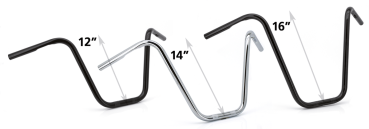 BURLY NARROW APEHANGER FÜR EIN ZOLL LENKER