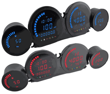 KOSO HD-06 ANZEIGENKIT FÜR TOURING 2014-2023