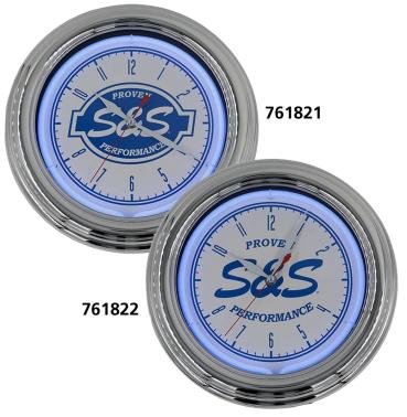 S&S 12.5" NEON CLOCKS