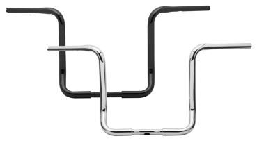BURLY 1 1/4" BAGGER BATWING BARS