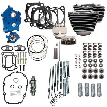 S&S 124CI, 128CI, 129CI & 132CI POWER PACKAGES FÜR MILWAUKEE EIGHT - S&S CYCLE