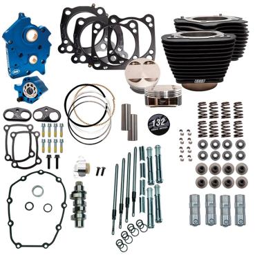 S&S 124CI, 128CI, 129CI & 132CI POWER PACKAGES FÜR MILWAUKEE EIGHT - S&S CYCLE