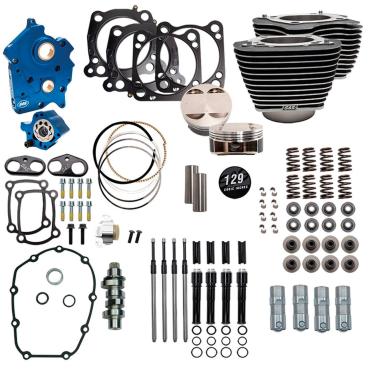 S&S 124CI, 128CI, 129CI & 132CI POWER PACKAGES FÜR MILWAUKEE EIGHT - S&S CYCLE