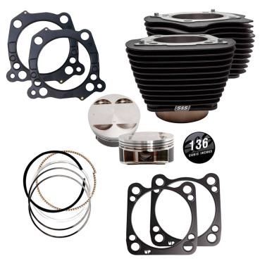 S&S 131CI & 136CI BIG BORE STROKER ZYLINDER FÜR MILWAUKEE EIGHT - S&S CYCLE