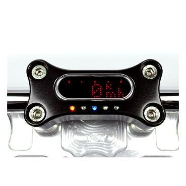 Motogadget - MSM handlebar top clamp. 22mm. Black - Motogadget, MSM-Lenkeroberklemme. 22mm. Schwarz