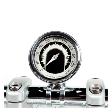 Motogadget - Tiny mount cup 'Streamline' 22mm. Polished - Motogadget, Tiny Mount Cup 'Streamline' 22mm. Poliert
