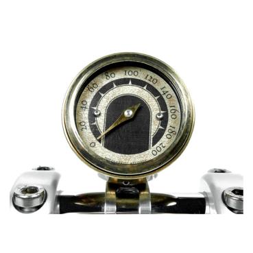 Motogadget - Tiny mount cup 'Vintage Brass' 22mm. Black - Motogadget, Winziger Montagebecher 'Vintage Brass' 22mm. Vintage-Messing