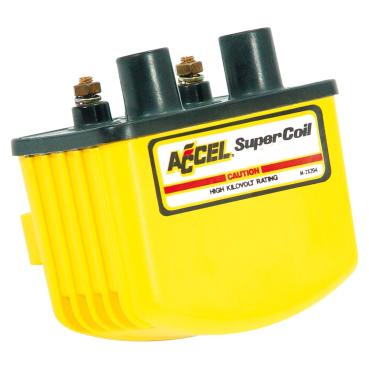 Accel, 'single fire super Zündspule' yellow, 12V / 3 Ohm