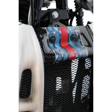 Cult-Werk, radiator cover ''Racing''. Matte black