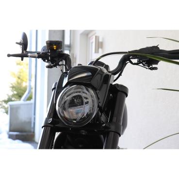 Cult-Werk, headlamp & mask kit ''NRS style. Gloss black